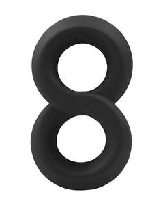 For Men: DUAL SILICONE COCK RING