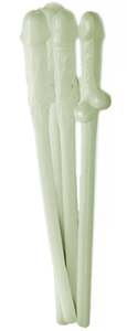 Hen Night: GLOW IN THE DARK PENIS STRAWS