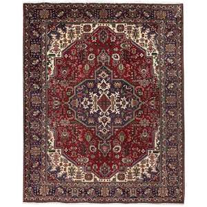 Tabriz: Fine Hand-knotted Wool Tabriz Vintage Persian Rug 185cm x 300cm
