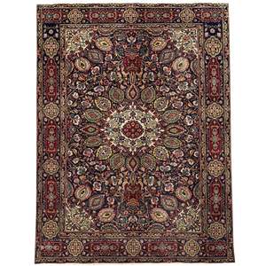 Hand-knotted Wool Tabriz Persian Vintage Rug 195cm x 297cm