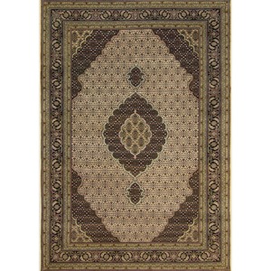 Tabriz: Fine Hand-knotted NZ Wool and Silk Tabriz - Mahi Rug 205cm x 299cm
