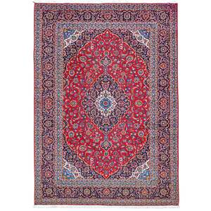 Kashan: Fine Hand-knotted Wool Kashan Extra Large Persian Rug 300cm x 420cm