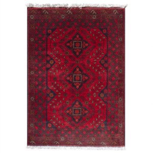 Hand-knotted 100% Wool Small Rug 76cm x 121cm