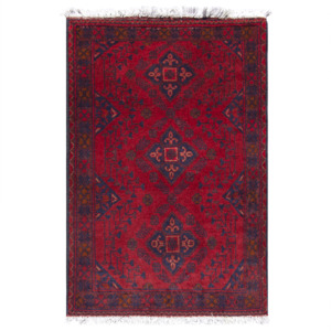 Hand-knotted 100% Wool Small Rug 76cm x 127cm