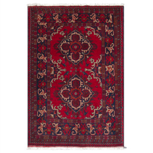 Hand-knotted Wool Tribal Small Rug 94cm x 155cm