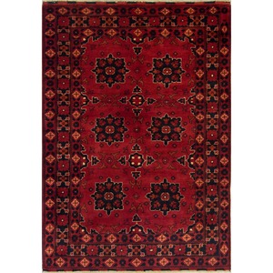 Khal Mohammadi: Fine Hand-knotted 100% Wool Khal Mohammadi Small Rug 100cm x 143cm
