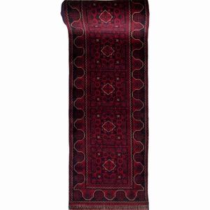 Fine Hand-knotted Wool Traditional Runner 80cm x 873cm