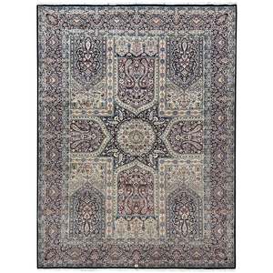 Persian: Signed Kerman Persian Rug – Hand-Knotted Wool by Master Weaver 255cm x 350cm