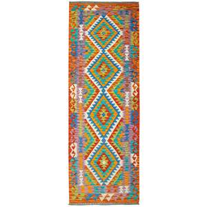 Rugs Under 500: 100% Wool Kilim Small Rug 75cm x 207cm