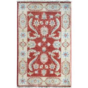 Choubi Rugs: Fine Hand-knotted Wool Small Rug 60cm x 94cm