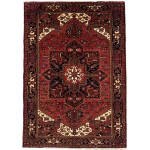 Fine Hand-knotted Wool Gravan Heriz Persian Rug 210cm x 290cm