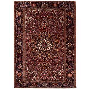 Fine Hand-knotted Wool Heriz Persian Large Rug 250cm x 368cm