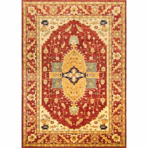 Heriz: Fine Hand-knotted Wool Heriz Rug 240cm x 340cm