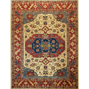 Heriz: Fine Hand-knotted Wool Heriz 270cm x 335cm