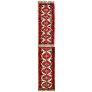 Kelim Rugs: 100% Wool Small Runner 32cm x 208cm