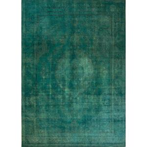 Hand-knotted Over Dyed Modern Rug 244cm x 347cm