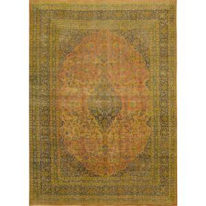 Over-dyed Vintage Persian Rug 243cm x 348cm