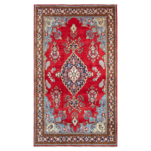 Sarouk: Hand-knotted Vintage Saruk Rug 220cm x 337cm