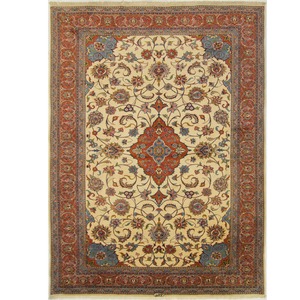 Sarouk: Fine Hand-knotted Persian Saruk Rug 245cm x 340cm