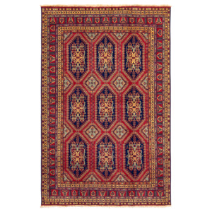 Turkmen Rugs: Super Fine Hand-knotted Tribal Wool Rug 195cm x 297cm