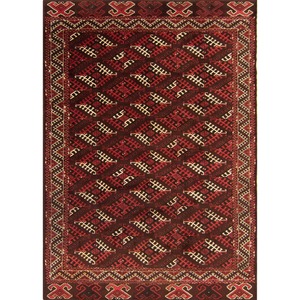 Fine Hand-knotted 100% Wool Persian Turkmen Rug 225cm x 330cm