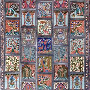 Wool Rugs: Fine Hand-knotted Wool Bakhtiari Persian Rug 300cm x 385cm