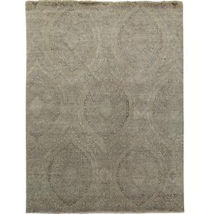 Modern Collection: Fine Contemporary Hand-knotted NZ Wool & Silk Rug 229cm x 306cm