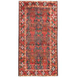 Fine Hand-knotted Baluchi Persian Runner 122cm x 215cm