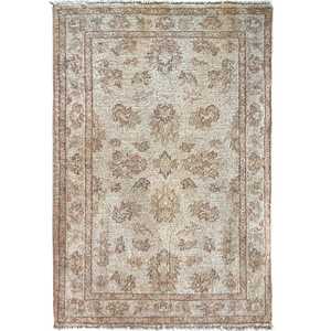 Handmade Wool Cream Rug - Small 58cm x 89cm