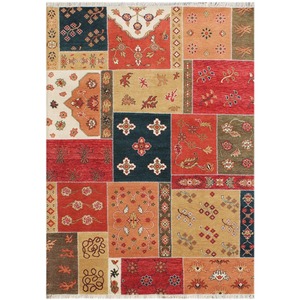 1 5 X 2 5: Fine Hand-knotted Wool Patch-work Design Modern Rug 173cm x 243cm