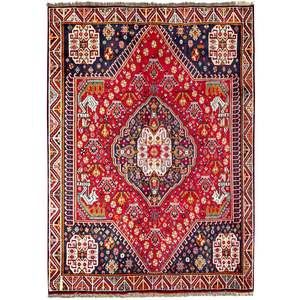 1 5 X 2 5: Fine Handmade Qashqai Persian Rug 169cm x 242cm