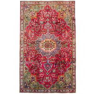 1 5 X 2 5: Hand-knotted Wool Vintage Persian Rug 150cm x 260cm