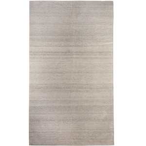 1 5 X 2 5: Handmade Modern Wool Grey Rug 153cm x 242cm
