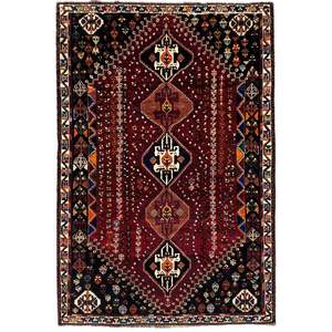 Fine Hand-knotted Wool Shiraz Persian Rug 174cm x 278cm