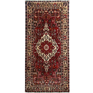 1 5 X 3 0 Meter Rugs: Hand-knotted Wool Vintage Bakhtiari Persian Runner 149cm x 305cm