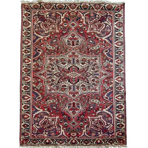 Fine Hand-knotted Wool Vintage Bakhtiari Persian Runner 157cm x 286cm