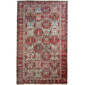 1 5 X 3 0 Meter Rugs: Hand-knotted Bakhtiari Wool Persian Hallway Runner 151cm x 295cm
