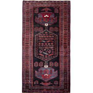 Fine Hand-knotted Wool Tribal Kolyai Persian Runner 130cm x 306cm