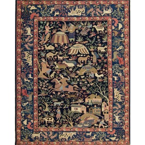 2 0 X 2 5 Meter Rugs: Fine Hand-knotted Baluchi Persian Antique Rug 215cm x 273cm