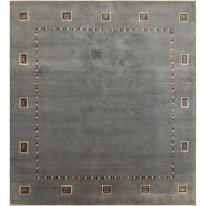 2 5 X 2 5 Meter Rugs: Fine Hand-knotted Wool & Silk Loribaft - Gabbeh Rug 237cm x 254cm