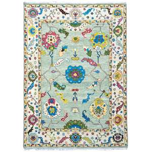 2 5 X 3 0 Meter Rugs: Hand-knotted Wool Oushak Rug 248cm x 316cm