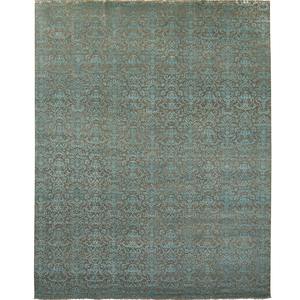 Fine Hand-knotted NZ Wool & Silk Contemporary Large Rug 276cm x 371cm