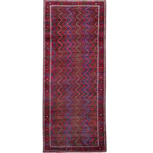 Fine Hand-knotted Wool Persian Runner 145cm x 404cm
