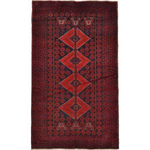 Fine Hand-knotted Baluchi Persian Rug 97cm x 166cm