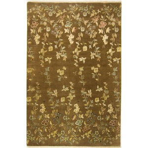 Crystal: Fine Hand-knotted Wool & Silk Modern Rug 186 cm x 281 cm