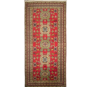 Sarab Rug: Fine Hand-knotted Wool Persian Sarab Runner 156cm x 327cm