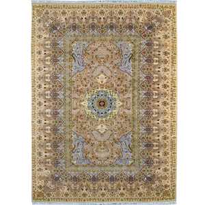 Fine Handmade Wool & Silk Rug 201cm x 295cm