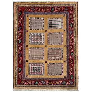 Fine Hand-knotted Wool Sirjan Persian Small Rug 85cm x 115cm