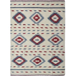Hand-woven 100% Wool Kilim Rug 1.81cm x 241cm