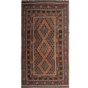 Kilim Rugs Nz: Fine Hand-woven 100% Wool Kilim Rug 237cm x 441cm